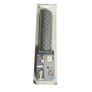 Locker Style Gray White Print Magnetic Locker Wallpaper 4 Sheets NEW